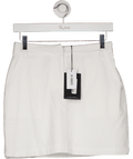 4th & Reckless White Adrienna Skirt UK XS - Reliked