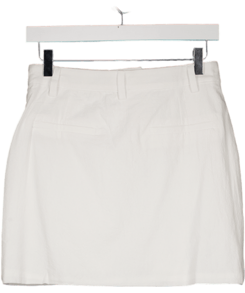 4th & Reckless White Adrienna Skirt UK XS - Reliked