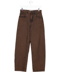 FRAME Brown Long Barrel High Rise Jeans In Ore W24