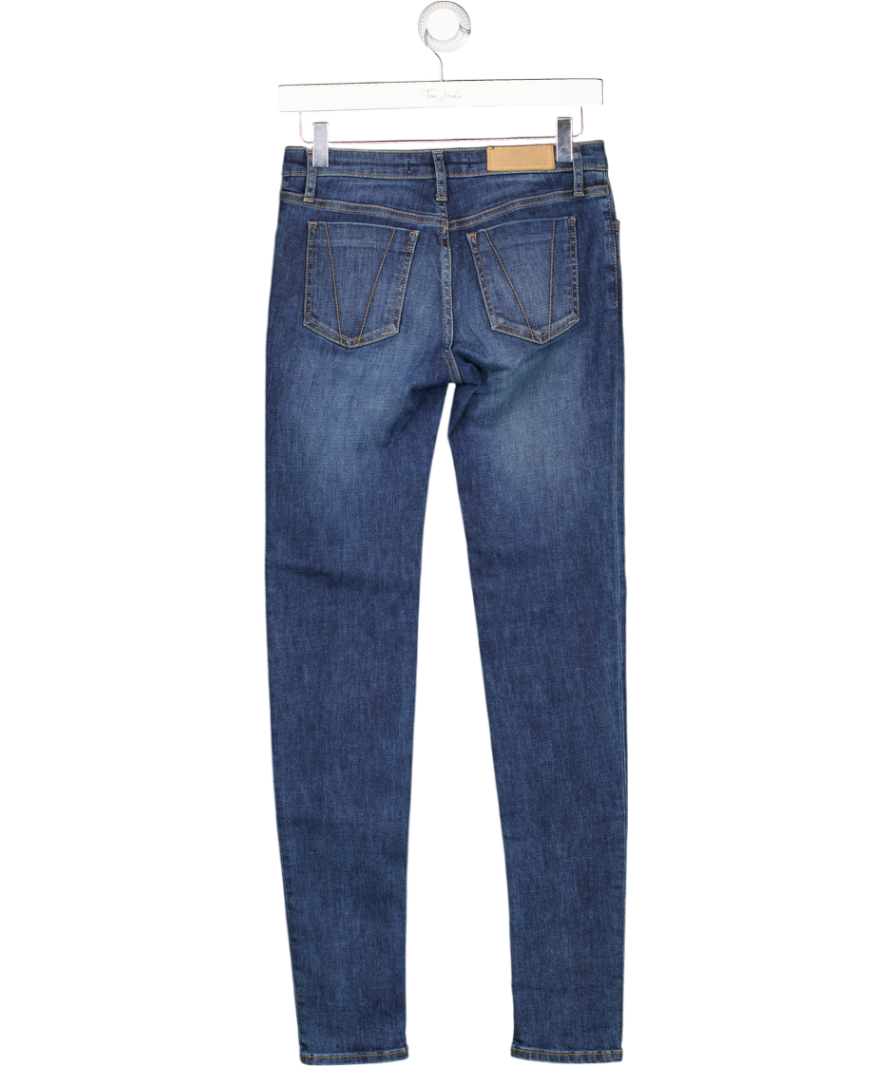 Victoria Beckham Blue Mid Rise Skinny Jeans W25