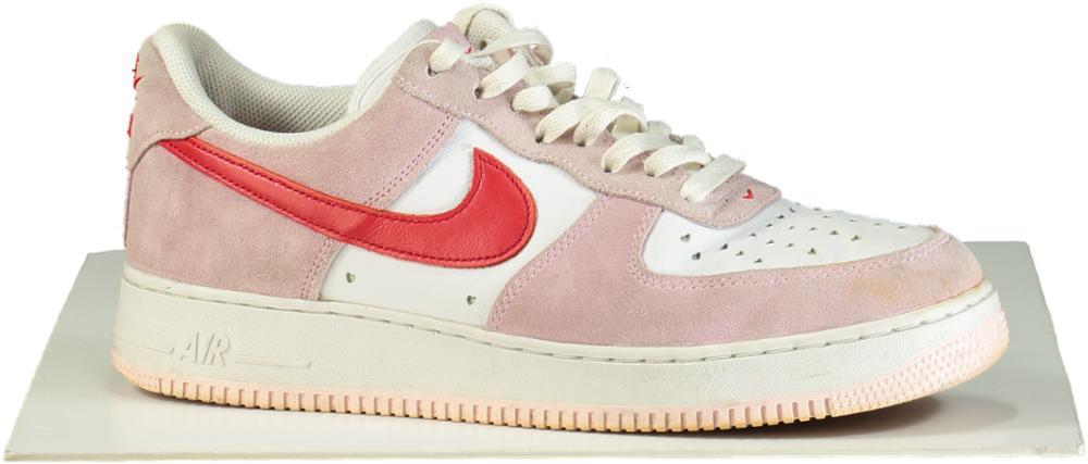 Nike Pink Air Force 1 '07 Valentines Day Letter' UK 10 EU 44 👞