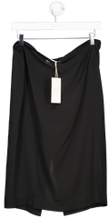 WINCHESTER Sheer Mid Length Skirt Black UK 10