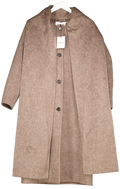 Marcela london Brown Ridi Alpaca Blend Scarf Trench Coat UK S