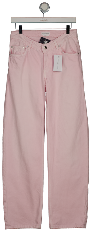 Lovers and Friends Pink V Front Curve Jeans W25