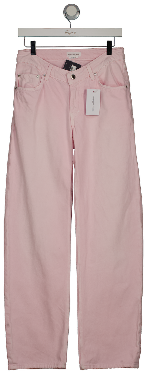 Lovers and Friends Pink V Front Curve Jeans W25