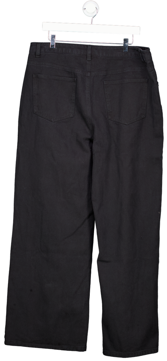Very Black Wide Leg Jeans With Star Studs UK 18