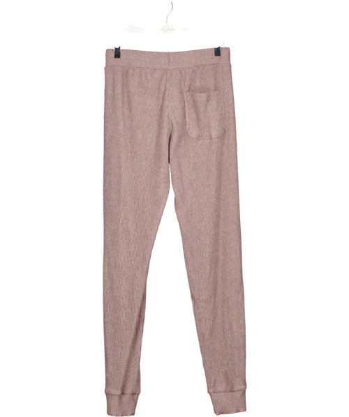 ALO Purple Cable Knit Winter Bliss Pants UK S