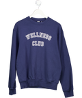 Sporty & Rich Navy Blue Wellness Club' Sweatshirt UK S