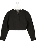 COOSH Black Cropped Blazer With Shoulder Pads UK M/L
