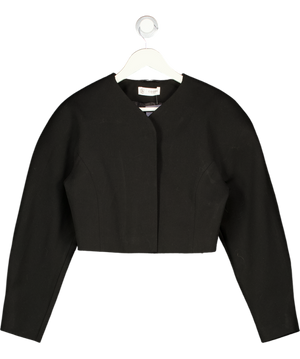 COOSH Black Cropped Blazer With Shoulder Pads UK M/L