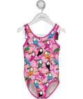 VILLERVALLA Pink Swim Suit Toucan Flamingo 110cm 5 Years