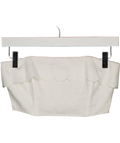 REFORMATION White Lizzi Linen Bandeau Top With Scallop Detail UK 4