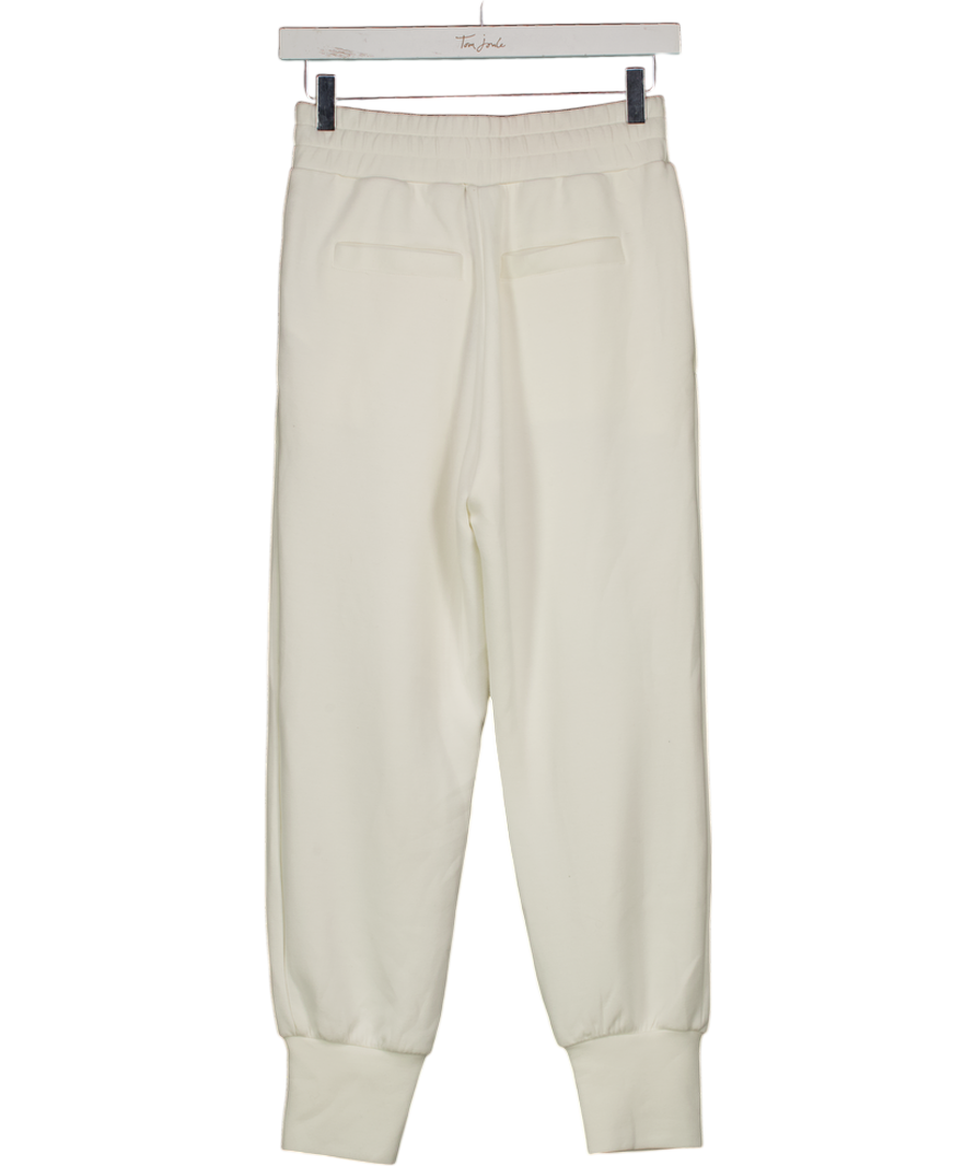 VARLEY Ivory White The Slim Cuff Pant 25" Joggers UK XS