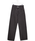REBE Black Freddy Relaxed Straight Leg Jeans UK XS