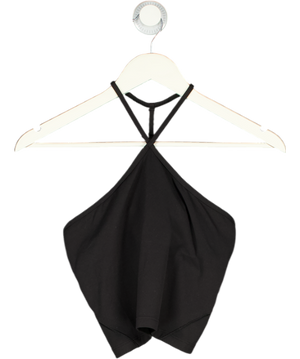 Lululemon Black Halterneck Padded Tank Top UK S