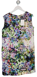PIED A TERRE Multicoloured Photographic Floral Print Shift Dress UK 10