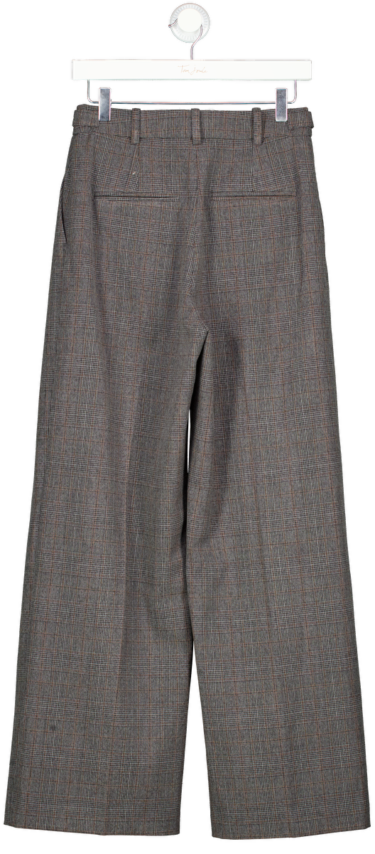 H&M Grey Wide Tailored Trousers UK 8