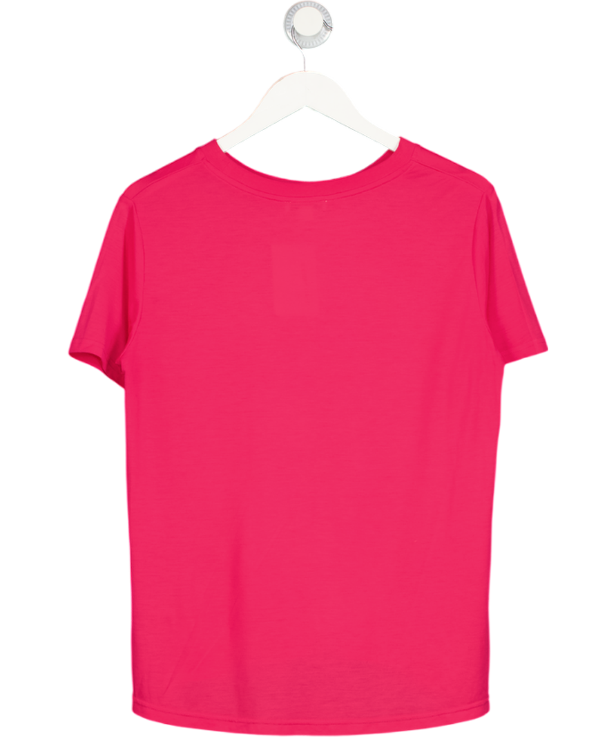 Whistles Pink Vacation Logo T-shirt UK S