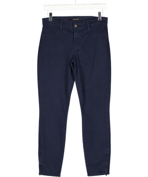 J BRAND Navy Blue Mid-rise Skinny Jeans W27