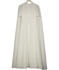 Karen Millen Cream Tailored Cape Detail Maxi Dress UK 6