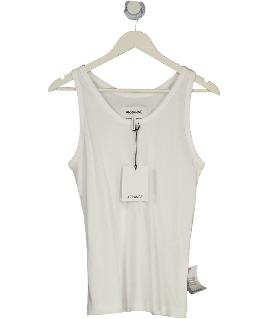 ARRANGE Premium Vest Top In White UK M