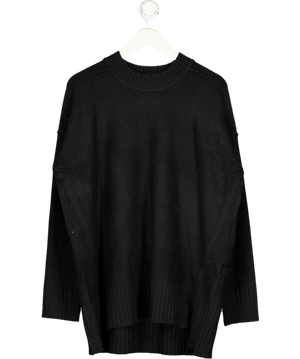 FREE PEOPLE JUMPER -  Black Supersoft Oversize Phoebe UK S