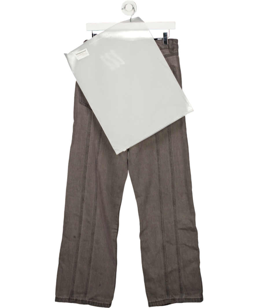 MAEBE Seam Detail Boyfriend Jeans - Grey UK XS/S