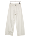 River Island White Drawcord Baggy Jeans UK 8
