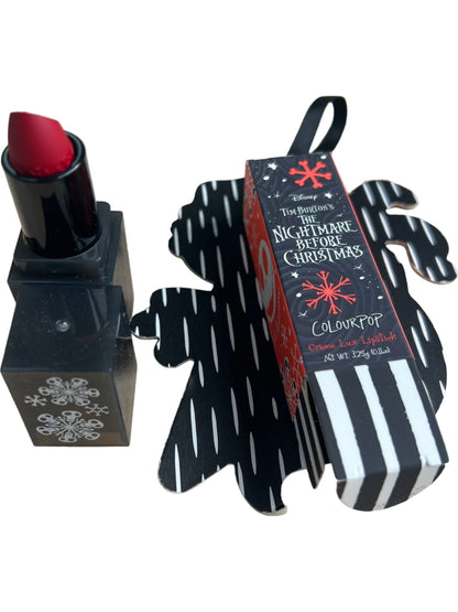 ColourPop Disney Tim Burton's The Nightmare Before Christmas Creme Lux Lipstick Red