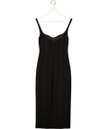 BEC + BRIDGE Zoey Black Sweetheart Neckline Midi Dress UK 10