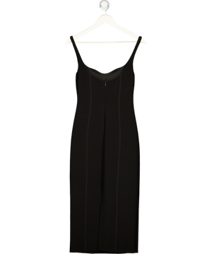 BEC + BRIDGE Zoey Black Sweetheart Neckline Midi Dress UK 10