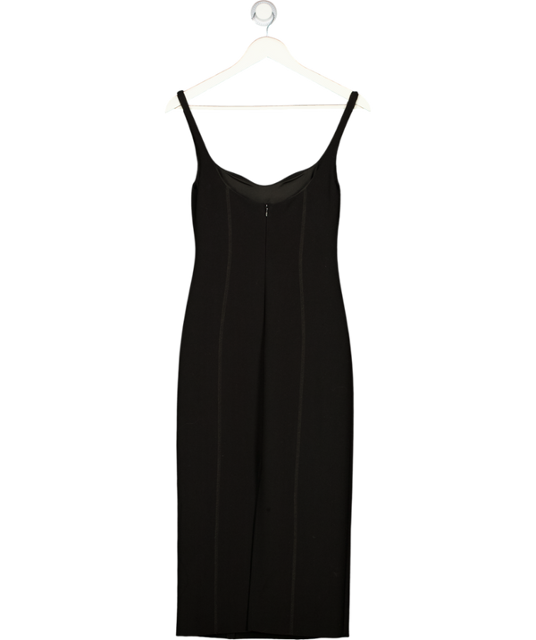 BEC + BRIDGE Zoey Black Sweetheart Neckline Midi Dress UK 10