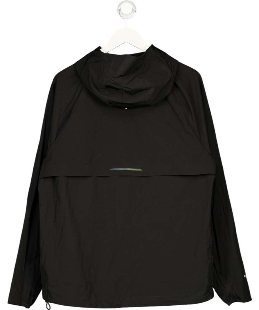 CASTORE X Reiss Black Water Repellent Hooded Jacket UK L