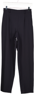 Max&co Black Slim Fit Tailored Wool Trousers UK 12