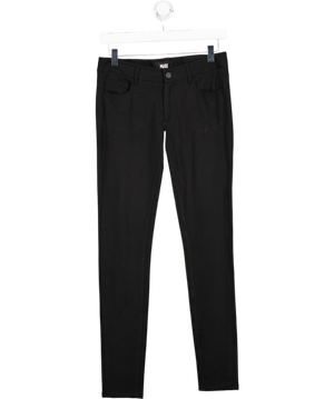 PAIGE Dark Black Low Waisted Verdugo Skinny Jeans W27