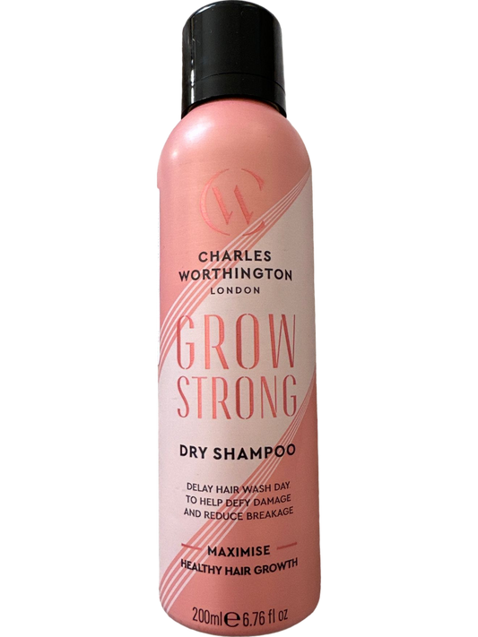 Charles Worthington London Pink Grow Strong Dry Shampoo Maximize Hair Growth 200ml