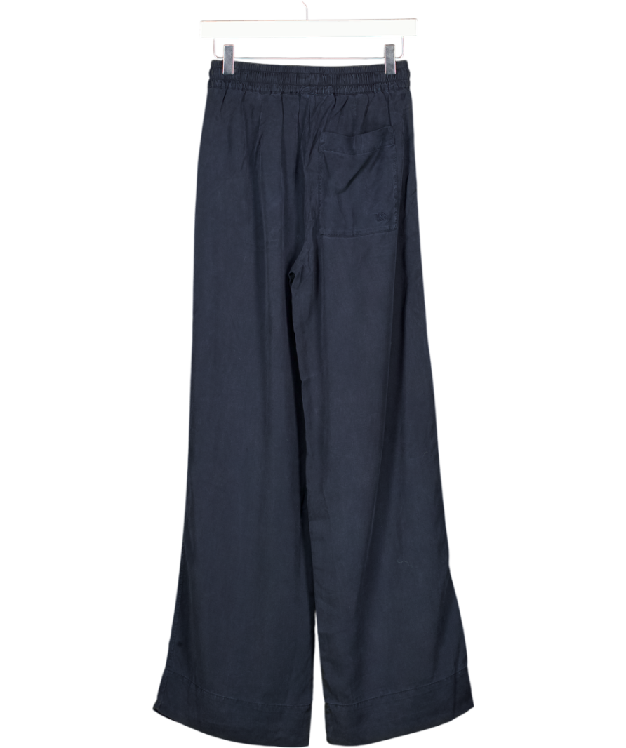 LIFE OF EASE Blue 100% Lyocell Silky Feel Dee Drawstring Trousers UK XS