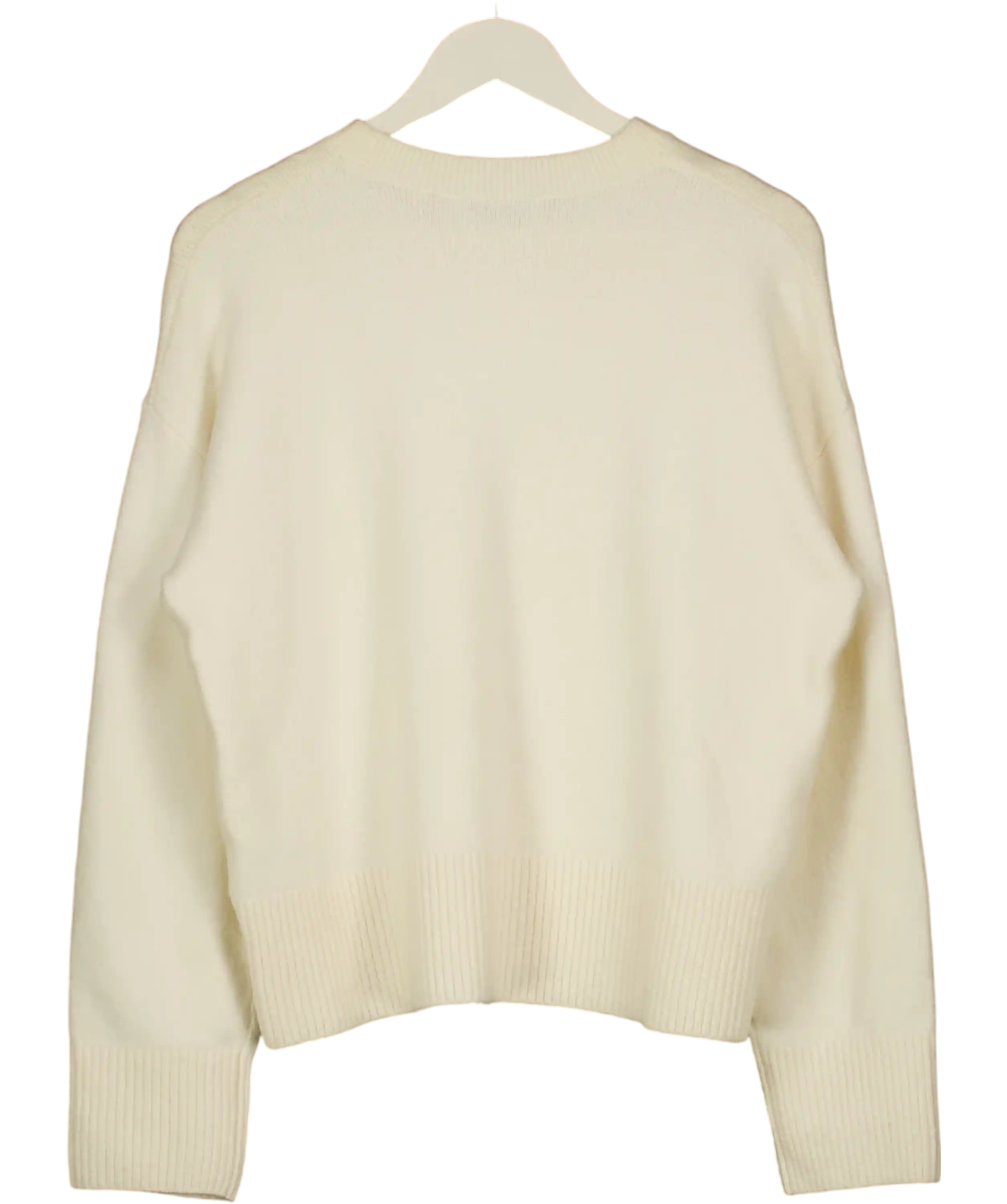 & Other Stories Cream Relaxed Knit Jumper UK M