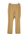 Varley Brown Everly Lightweight Tapered Trousers UK M
