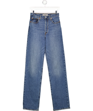 LEVI'S Blue Ribcage Straight-leg Denim Jeans W25