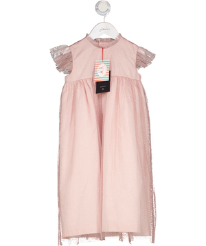 LA COQUETA KIDS Dusty Pink Tulle Occassion Dress 6 Years