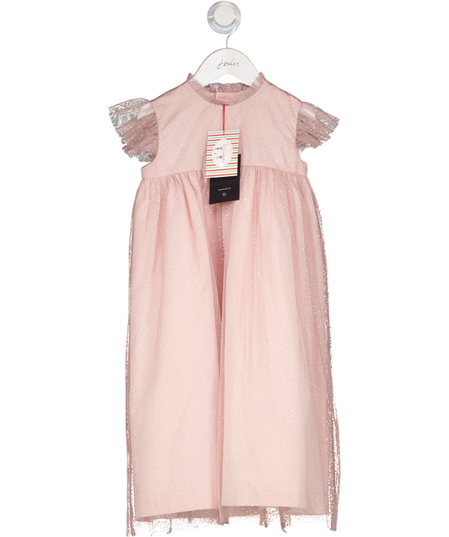 LA COQUETA KIDS Dusty Pink Tulle Occassion Dress 6 Years