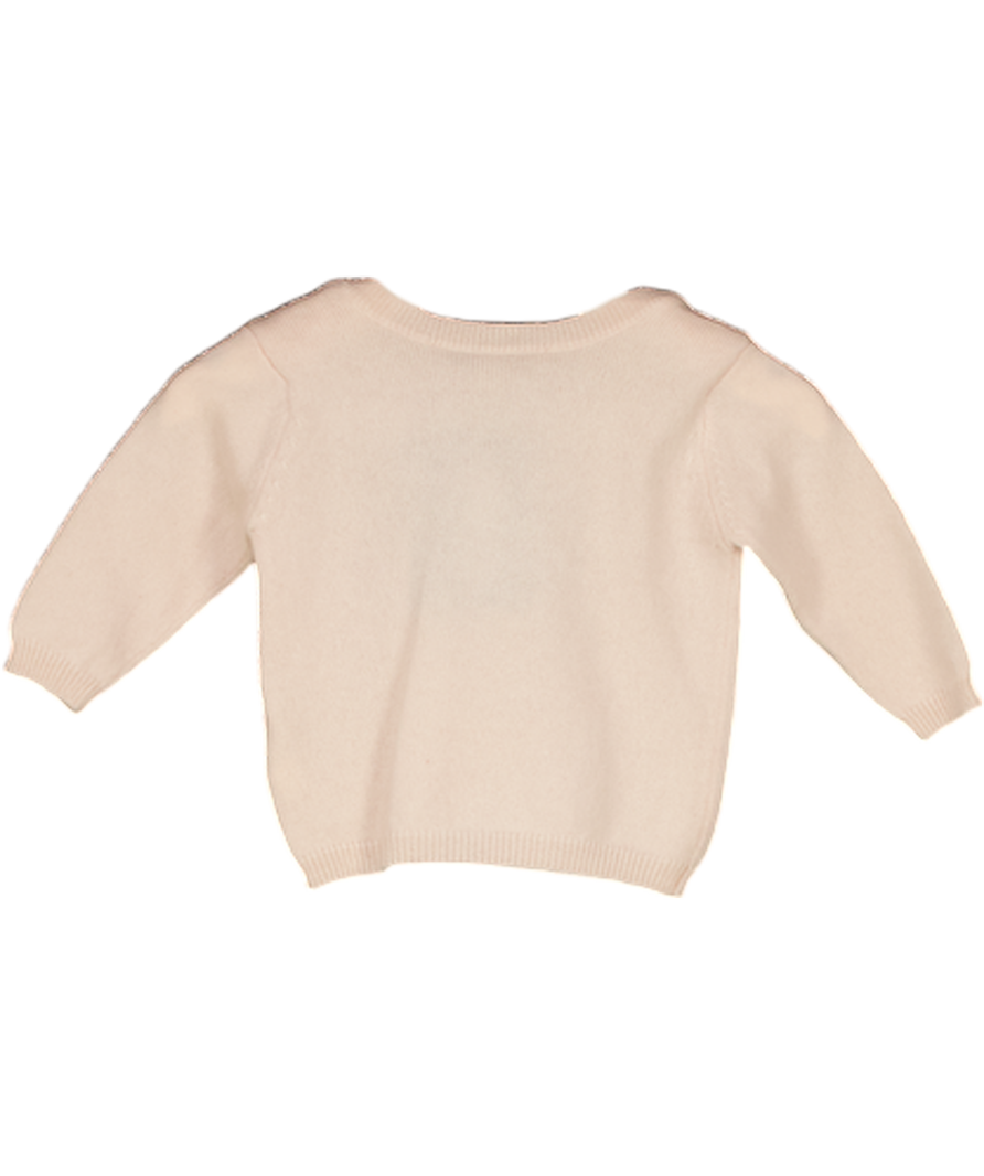 CARAMEL BABY & CHILD  Pink Galloway Cashmere Baby Jumper 0-3 Months