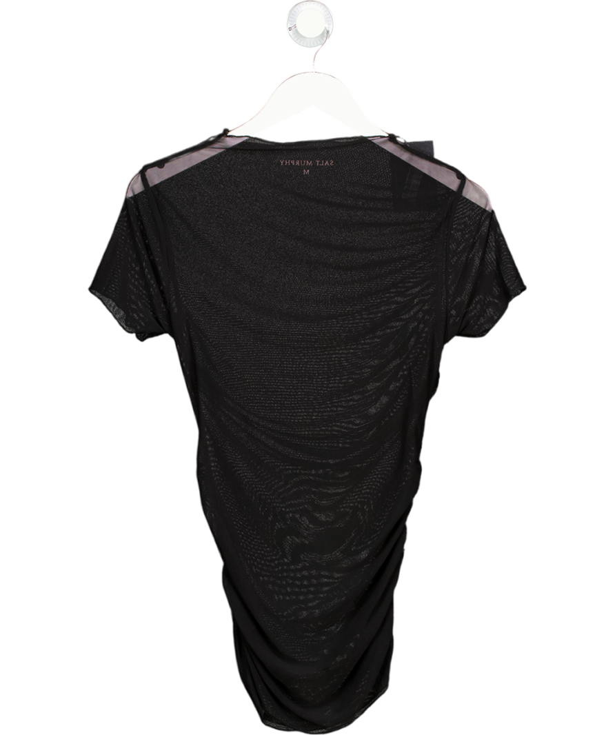 Salt Murphy Black Pheonix Short Sleeve Mesh T-shirt UK M