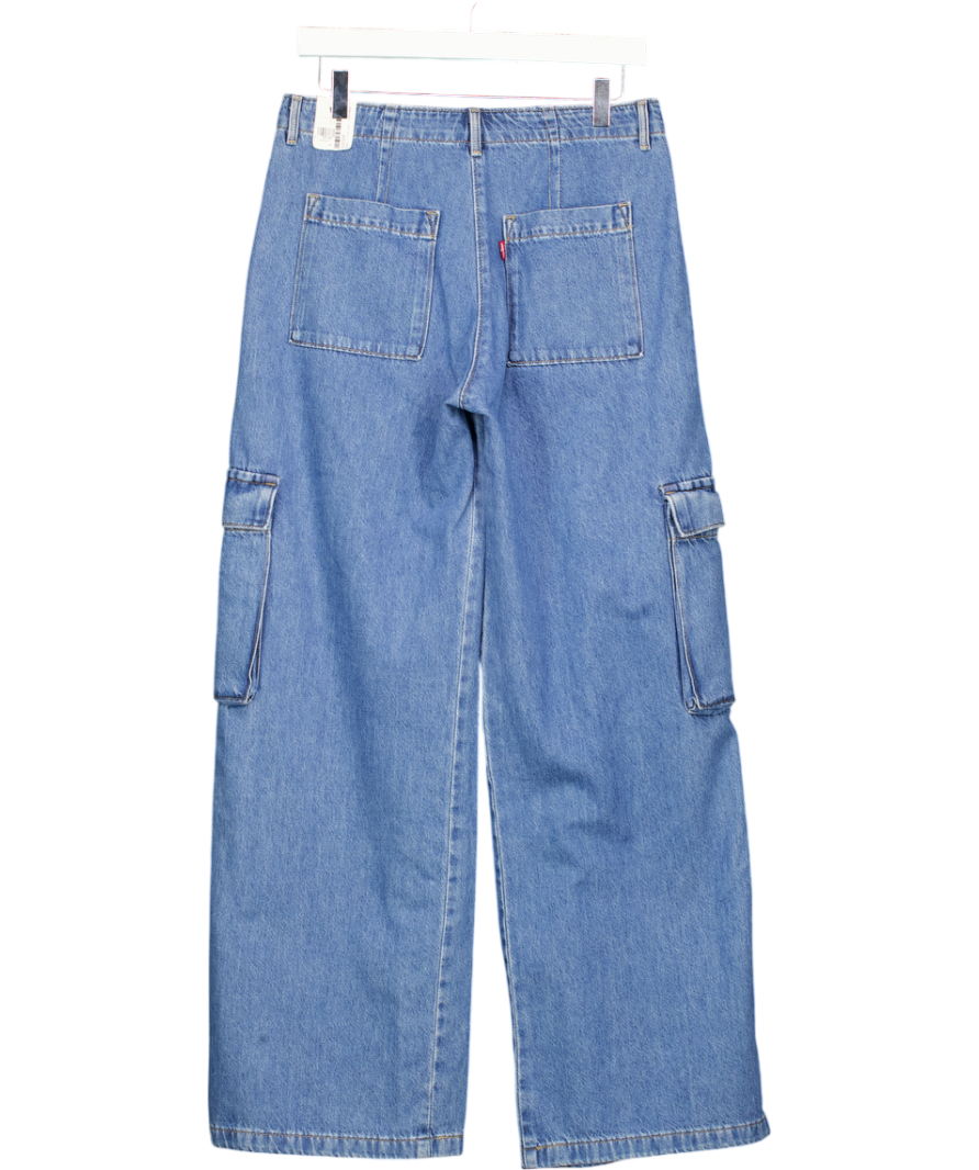 LEVI'S Blue Baggy Cargo Lightweight Jeans L32 W26