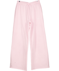 White Fox Pink Embroidered Logo Wide Leg Sweatpant UK L