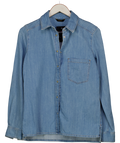 Massimo Dutti Blue Denim Shirt UK S
