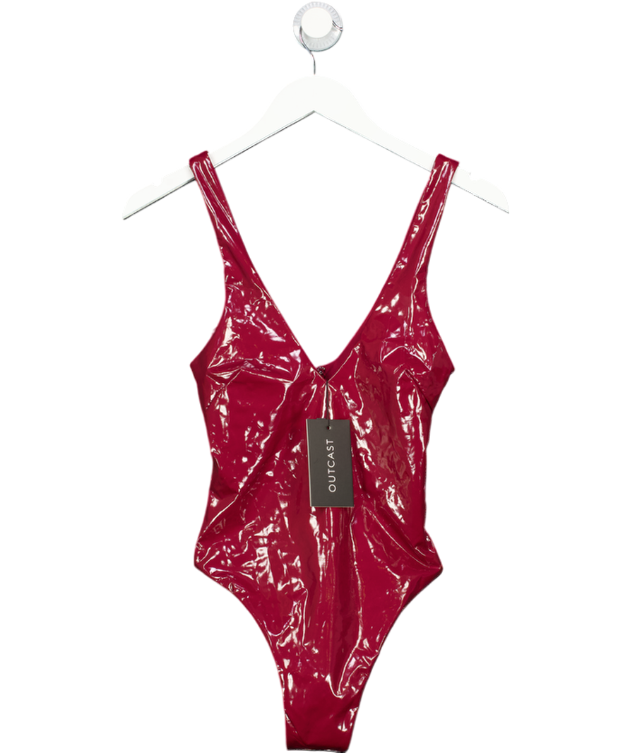Outcast Red Jupiter Bodysuit Burgundy UK S