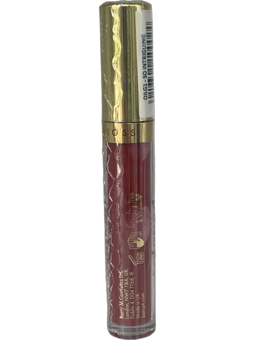 Barry M Glazed Oil Infused Lip Gloss So Intriguing Red