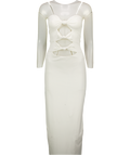 WHITE FOX Life After Love Maxi Dress White UK S